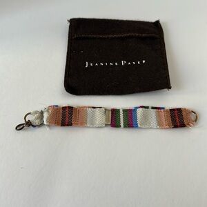Jeanine Payer fabric bracelet